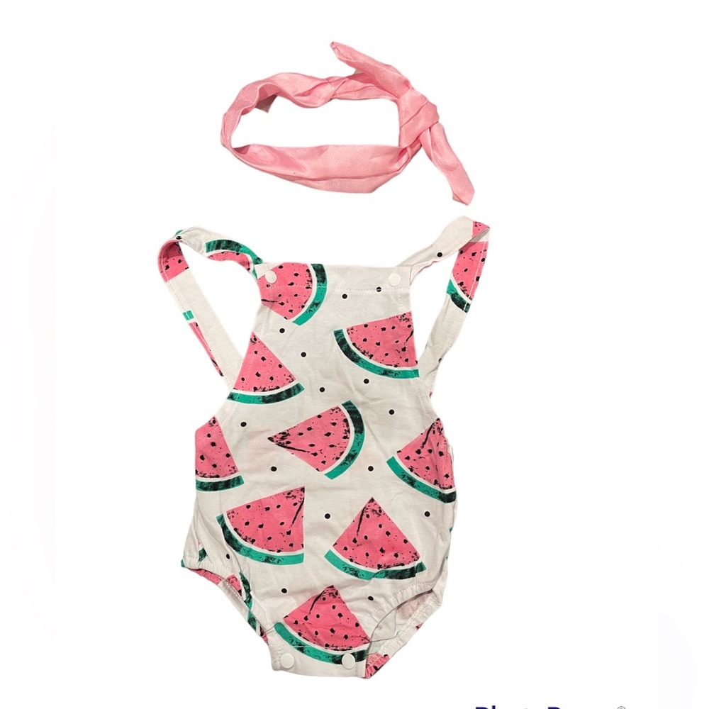 Baby watermelon romper 0-3 months